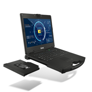 Getac S410 G3 Basic - i7-8665U, 14", 4GB, 256GB SSD, WiFi + BT + GPS + 4G LTE (EM7430), DVD Super-Multi Drive, RS232+VGA Port+2nd LAN (RJ45)